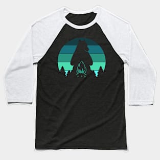 Camping Baseball T-Shirt